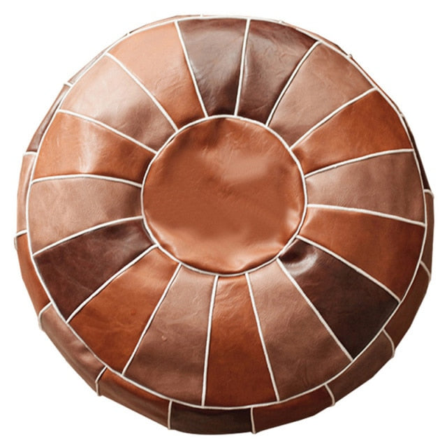 Moroccan Pouf Leather