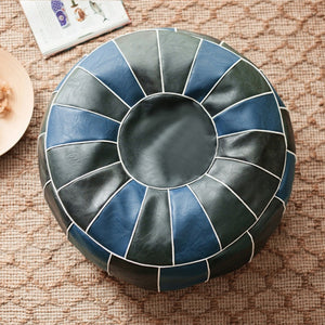 Moroccan Pouf Leather