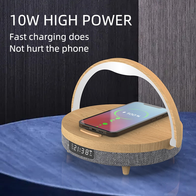 Wireless charger desk lamp